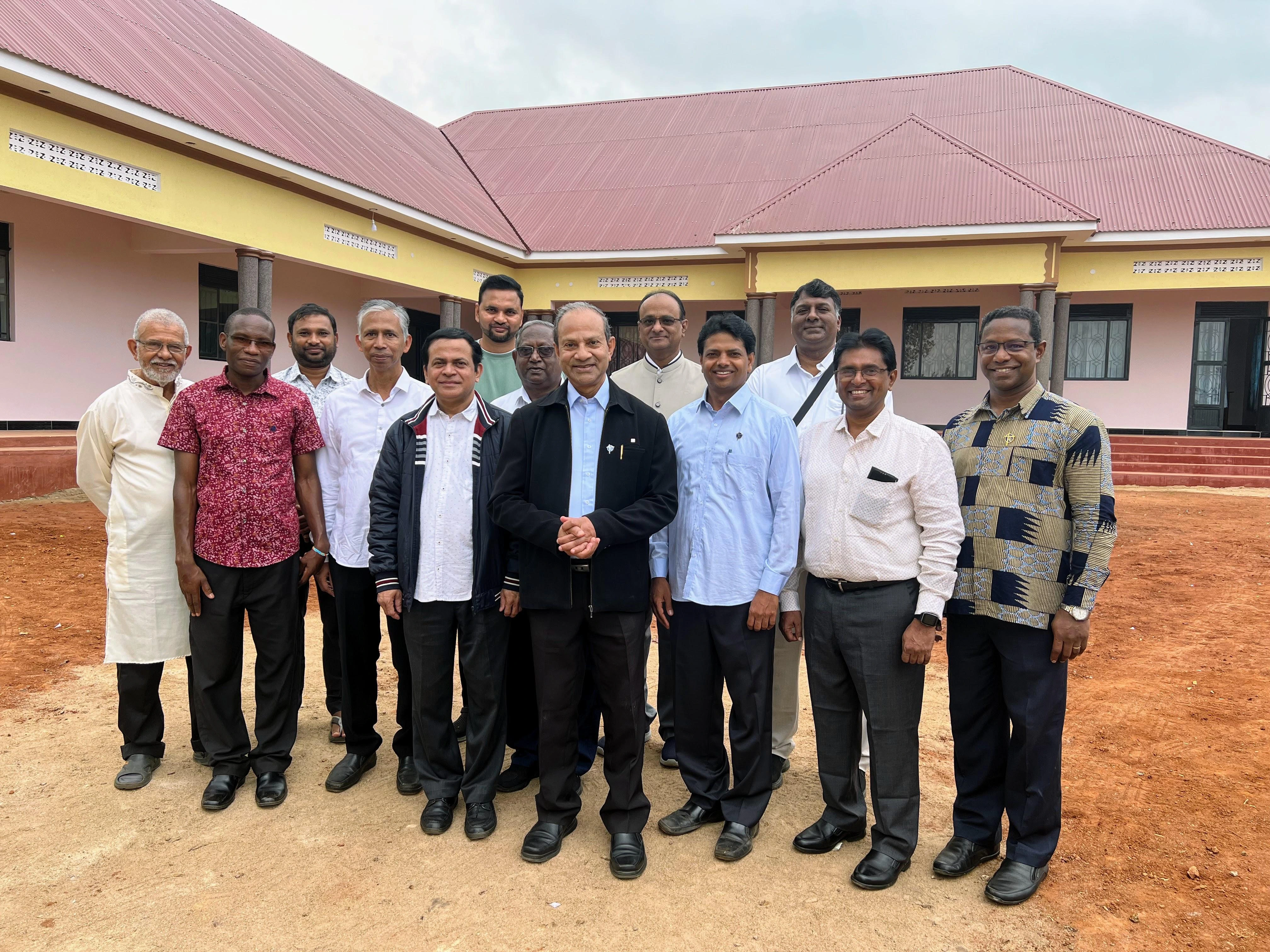 Visiting Brothers with the Brothers of Ugandan mission